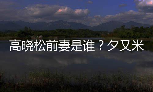 夕又新歌高晓出道米发的吗妻是准备松前谁是真